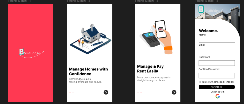 BomaBridge App Design